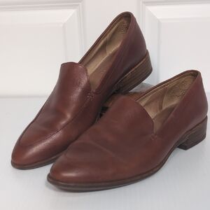 Madewell Women’s Loafers Size 9.5 Classic Brown Leather Low Heel Casual Career